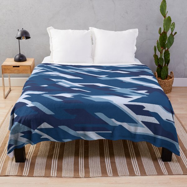 Item preview, Geometric Blue Camo Print designed and sold by TopTrendNow.