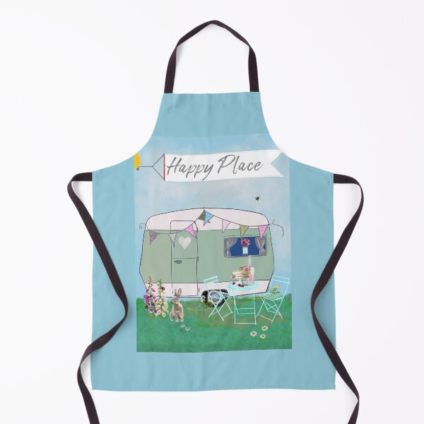 Item preview, Vintage caravan ‘Happy Place’ designed and sold by Leatextileart.
