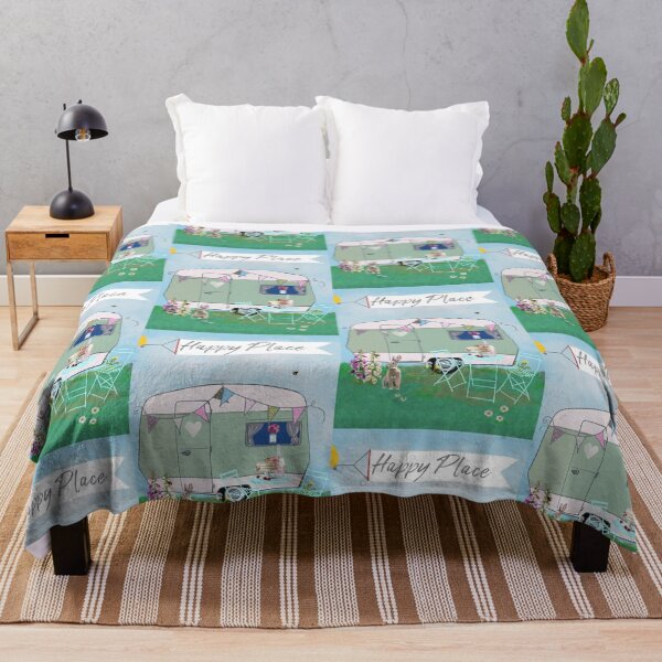Item preview, Vintage caravan ‘Happy Place’ designed and sold by Leatextileart.