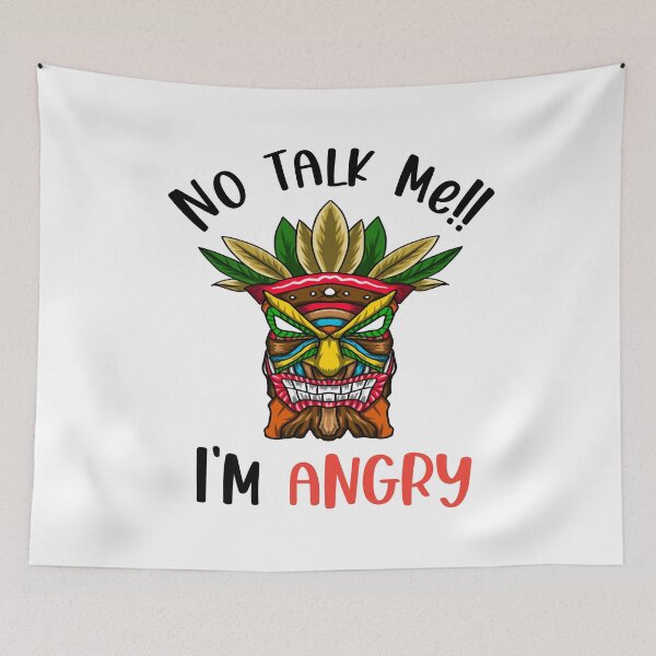 Item preview,  no talk me im angry designed and sold by Designhub14.