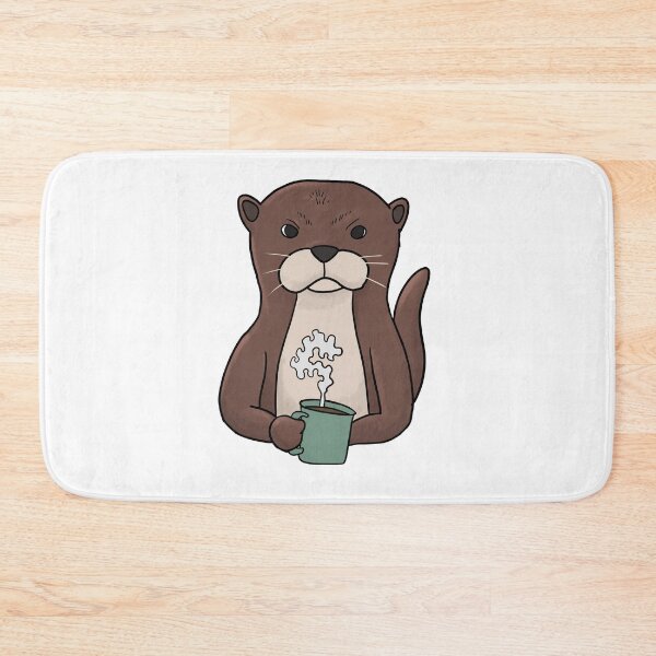 Item preview, Grumpy Otter with Coffee Morning Grouch designed and sold by Mesyo.