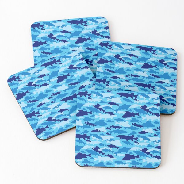 Item preview,  Blue Fish Camo Print designed and sold by TopTrendNow.