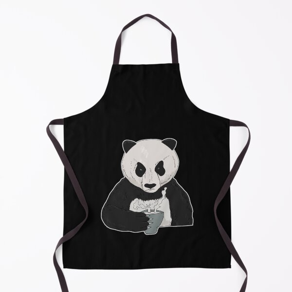 Item preview, Grumpy Panda Bear with Coffee Morning Grouch designed and sold by Mesyo.