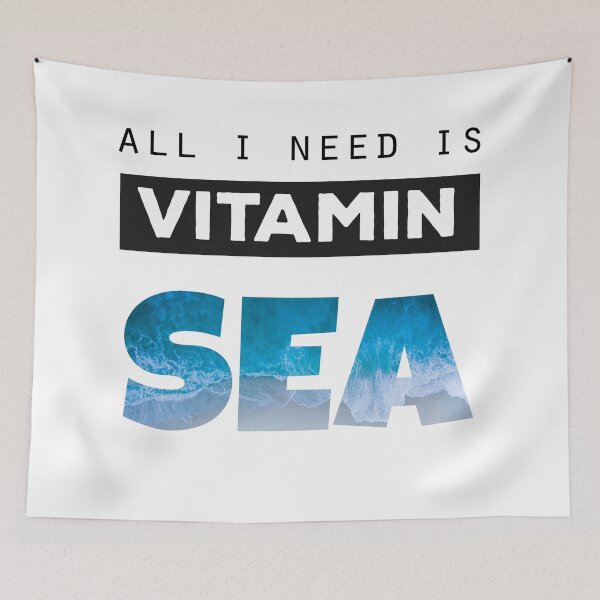 Item preview, All I Need Is Vitamin Sea designed and sold by Harsh Giri.
