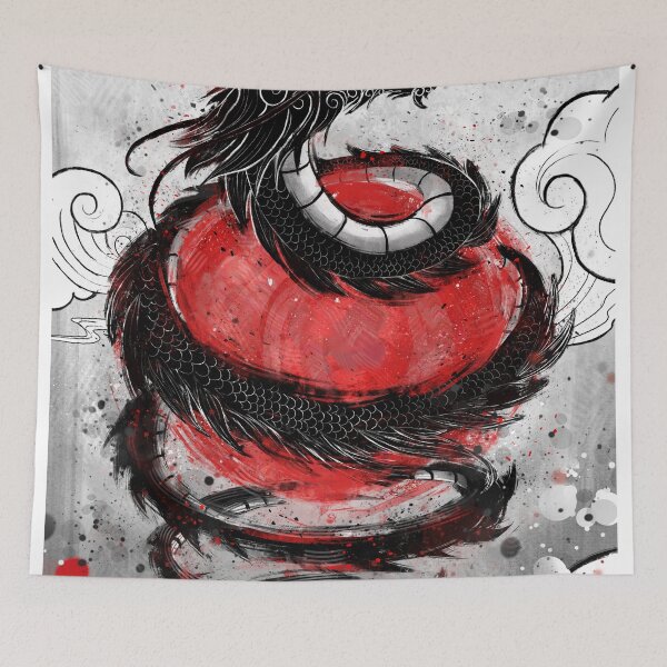 Item preview, Japanese dragon designed and sold by Ruby-Art.