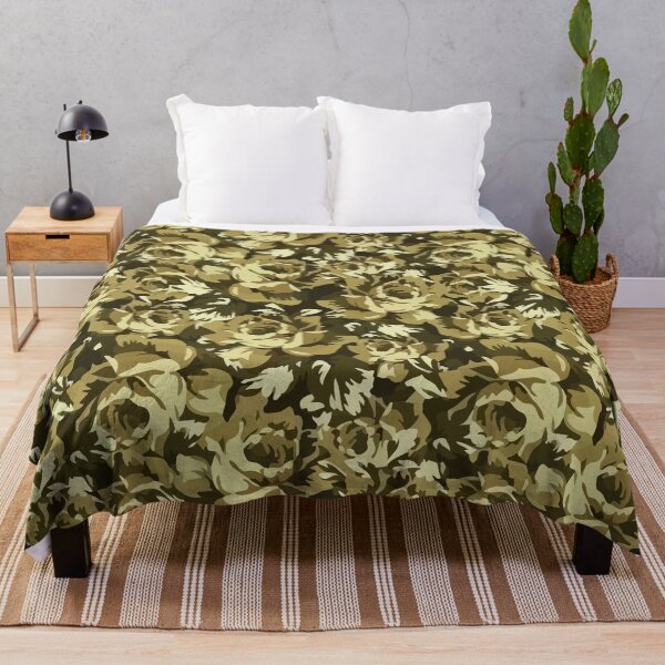 Item preview, Floral Camo Rose Print designed and sold by TopTrendNow.