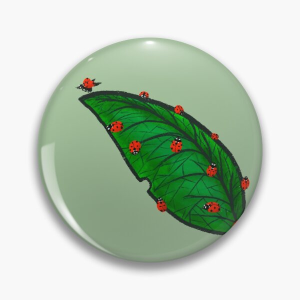 Item preview, Ladybugs on a leaf designed and sold by Salem Scribbles.