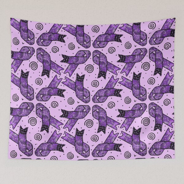 Item preview, Epilepsy Awareness Ribbon on Purple designed and sold by Artbybrittneyk.