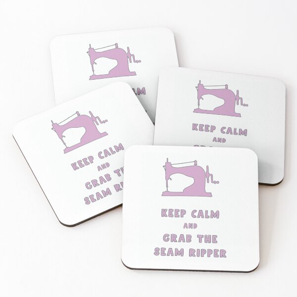 Item preview, Keep calm and grab the seam ripper, funny sewing lover  designed and sold by Marianne1108.