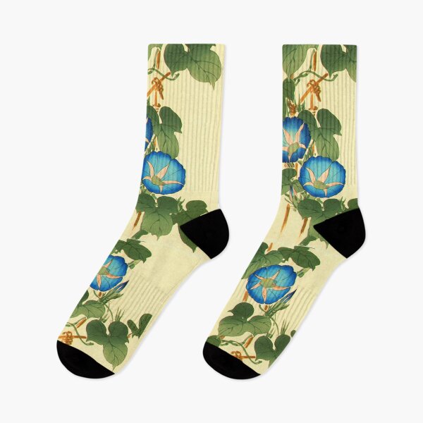 Item preview, Bird and Blue Morning Glories designed and sold by NicoNicoNEET.