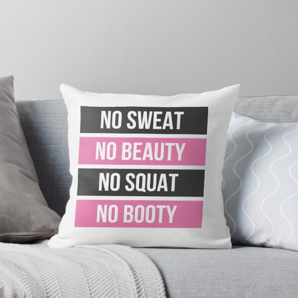 Item preview, No Sweat No Beauty No Squat No Booty designed and sold by ClaudiaGrosso.