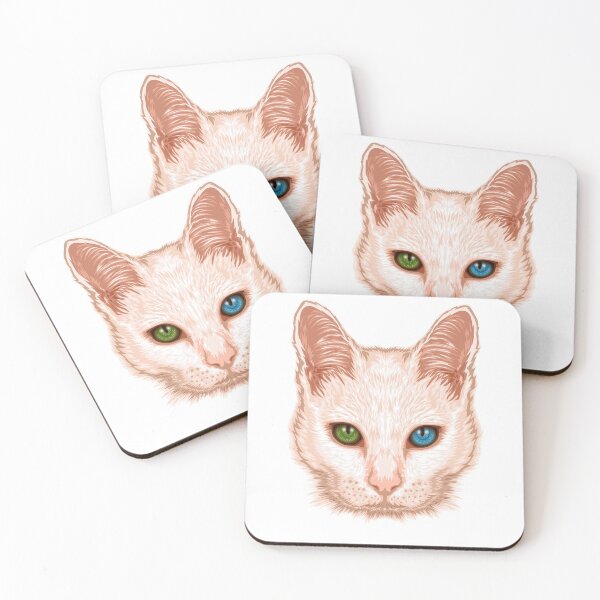 Item preview, Heterochromia Cat designed and sold by plinkydoodles.