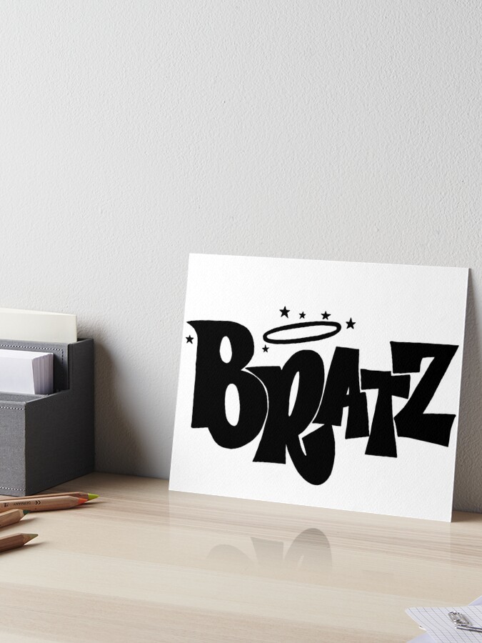 Bratz Logo Black | Art Board Print