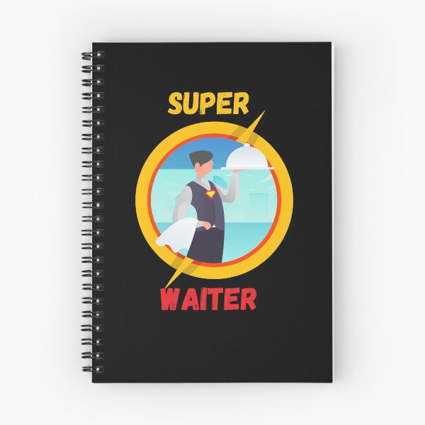 Item preview, super waiter - funny Waiter Superhero designed and sold by Izemiro.