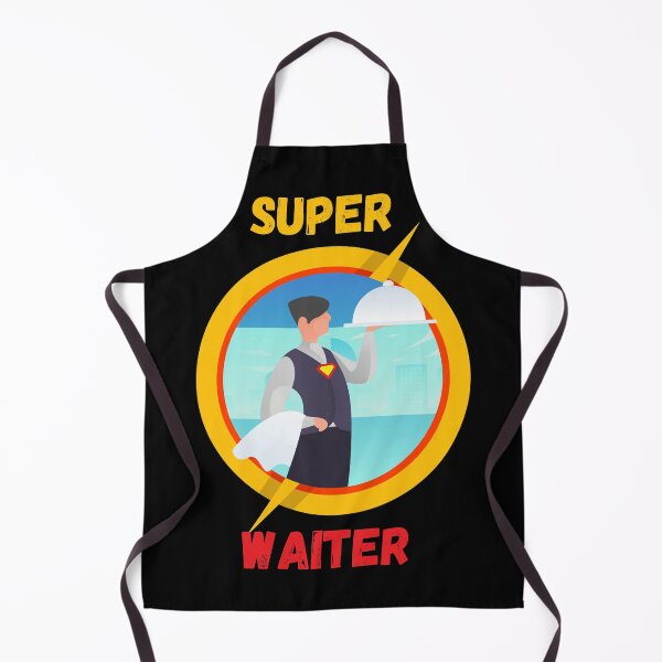 Item preview, super waiter - funny Waiter Superhero designed and sold by Izemiro.