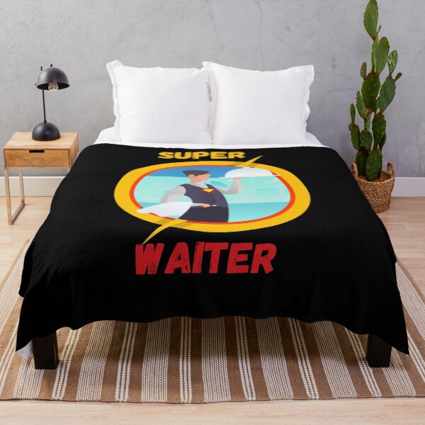 Item preview, super waiter - funny Waiter Superhero designed and sold by Izemiro.