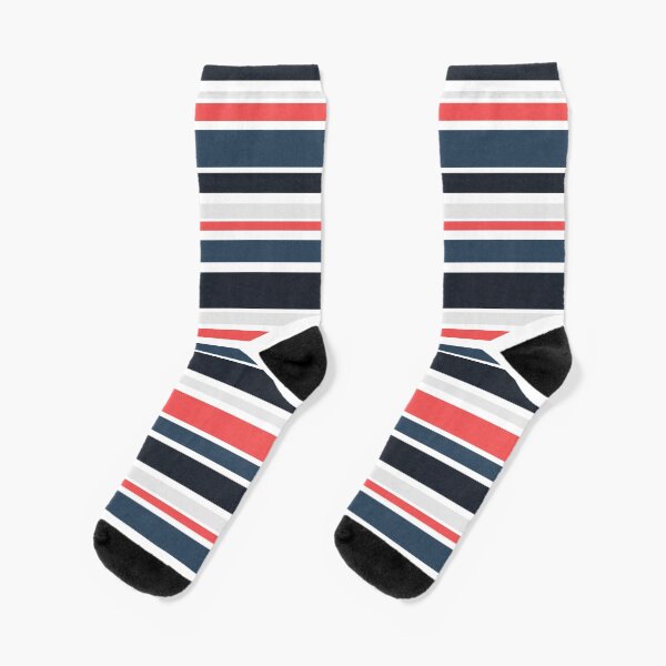 Salmon winter stripes Socks