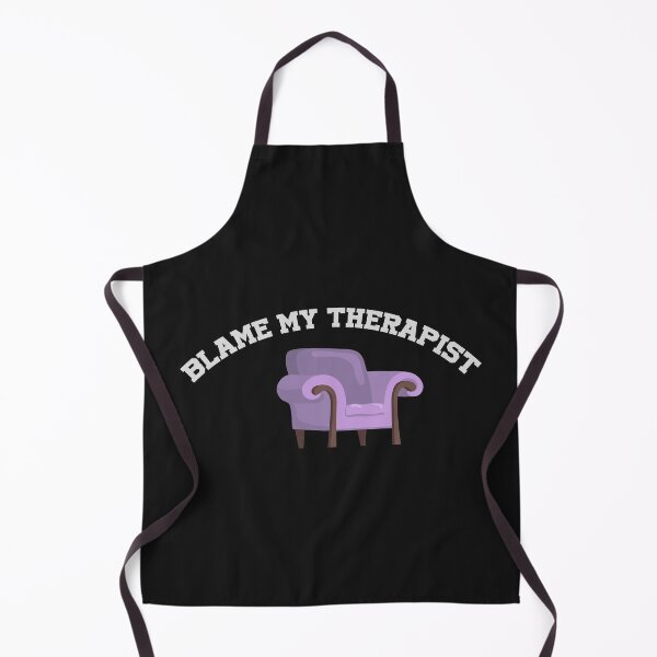 Item preview,  Blame My Therapist | Funny meme about therapy Mask  designed and sold by Yobeli.