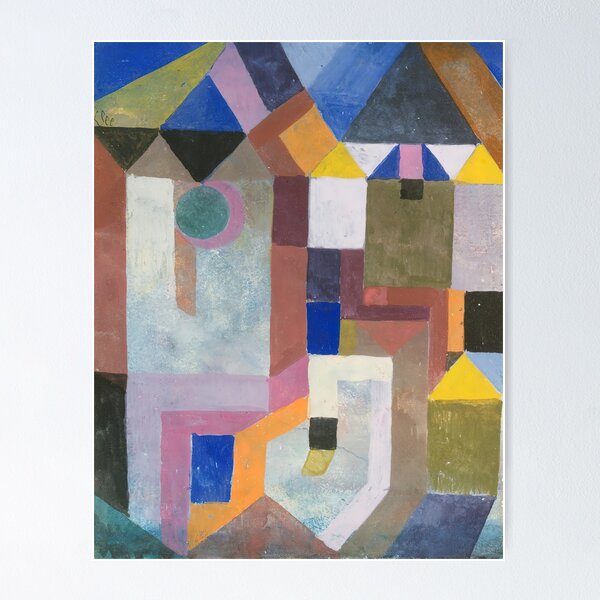 Artikel-Vorschau von Farbenfrohe Architektur, Paul Klee, designt und verkauft von neteor.