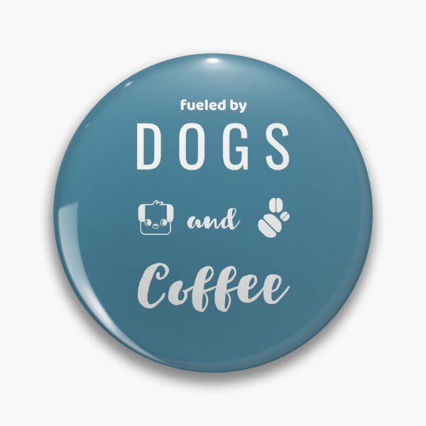 Item preview, Fueled By Dogs And Coffee funny coffee dog lover gifts designed and sold by KiriBrero.