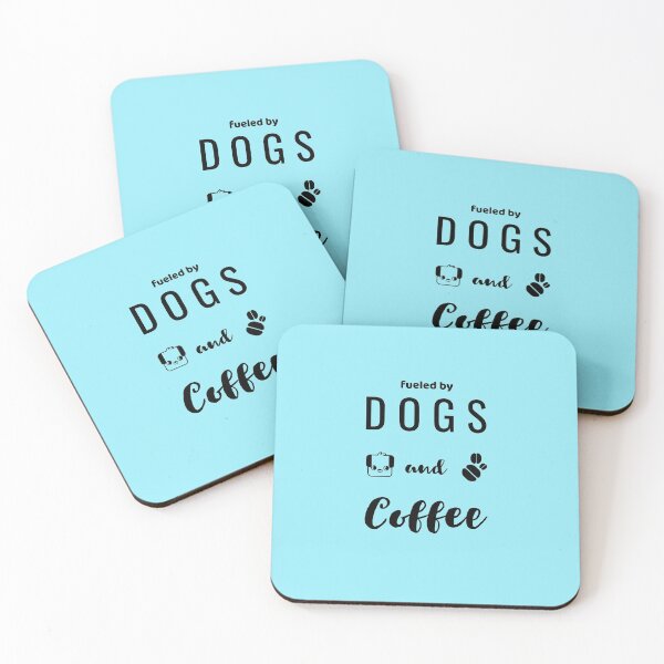 Item preview, Fueled By Dogs And Coffee funny coffee dog lover gifts designed and sold by KiriBrero.