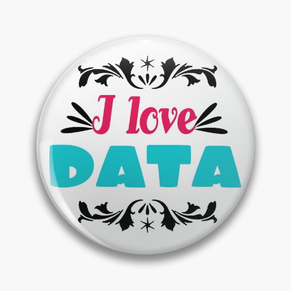 Item preview, Funny science quotes I love data, gift idea for lovers science and technology designed and sold by Mac Store.