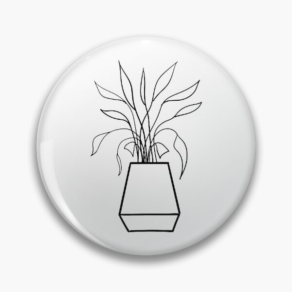 Item preview, Calathea Exotica Prayer Plant House Plant - Black and White Line Art designed and sold by DesignLabMedia.