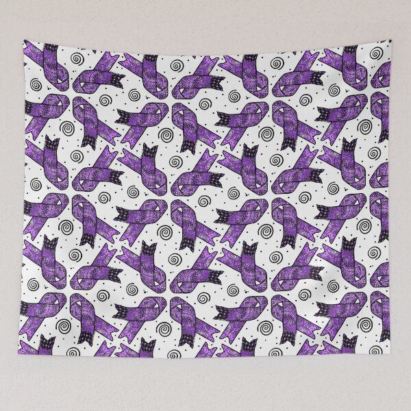 Item preview, Epilepsy Awareness Ribbon on White designed and sold by Artbybrittneyk.