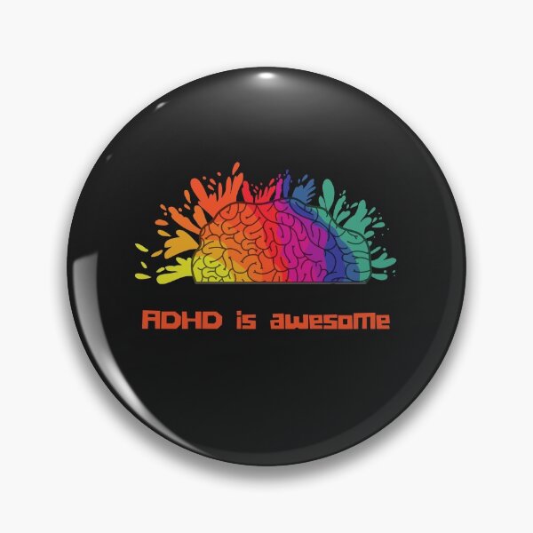 Item preview, ADHD Is Awesome designed and sold by SportyDogShop.