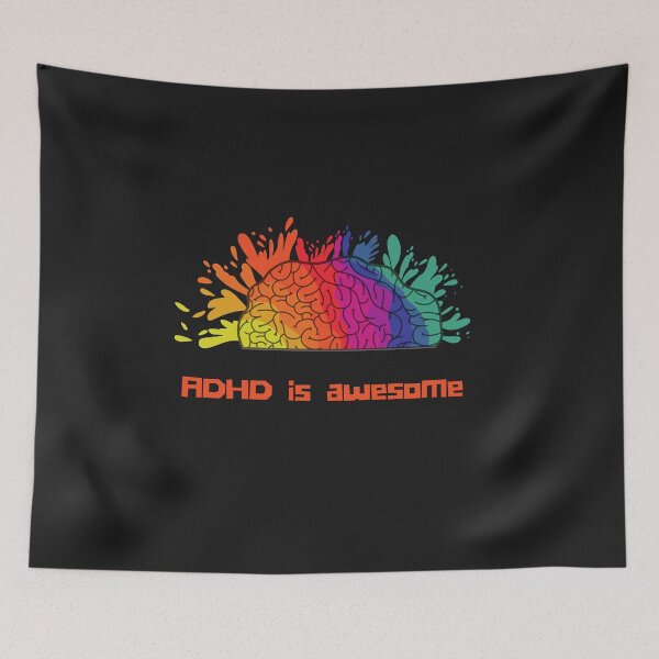 Item preview, ADHD Is Awesome designed and sold by SportyDogShop.