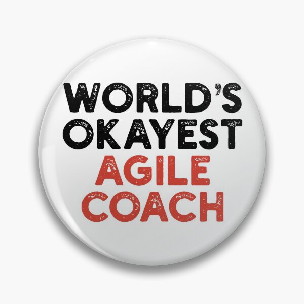 Item preview, World's Okayest Agile Coach designed and sold by Tech-e-Tees.