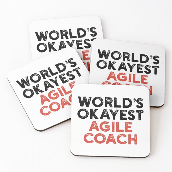 Artikelvorschau, Der okayeste agile Coach der Welt entworfen und verkauft von Tech-e-Tees.