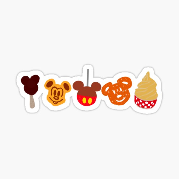 Item preview, Ice cream, waffle, caramel apple, pretzel, dole whip, treats designed and sold by AbsDrawings.