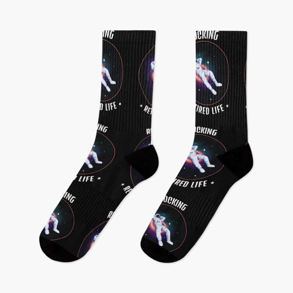 Item preview, Rocking Retired Life Astronaut in Space on Floaty Design designed and sold by boopsblunt.