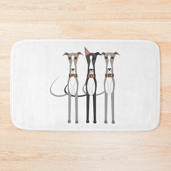 Item preview, Three cartoon whippets designed and sold by Amisdelamer.