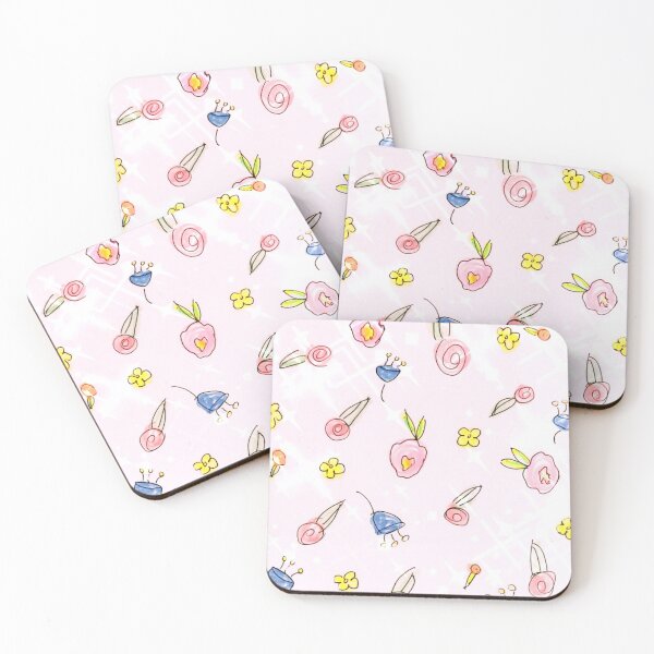 Item preview, Flower Medley-Pink designed and sold by Designs By YL.