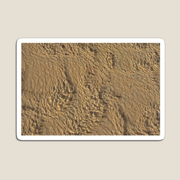 Patterns in sand and shallow water Magnet