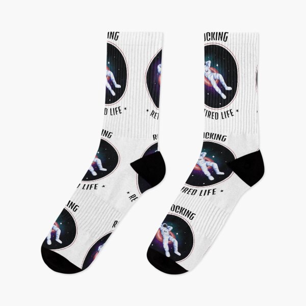 Item preview, Copy of Rocking Retired Life Astronaut in Space on Floaty Design designed and sold by boopsblunt.
