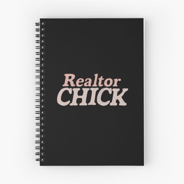 Item preview, Realtor Chick // Retro Style Real Estate Typography Design  designed and sold by AestheticNow.