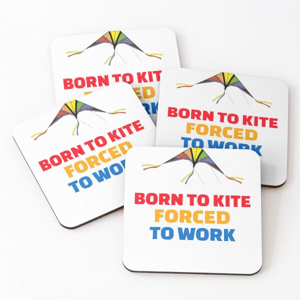 Item preview, BORN TO KITE FORCED TO WORK designed and sold by 30-Merch.