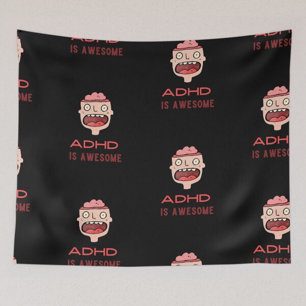 Item preview, ADHD Is Awesome designed and sold by SportyDogShop.
