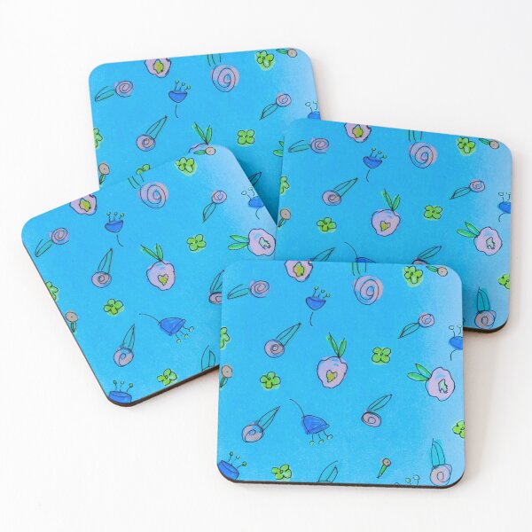 Item preview, Flower Medley-Blue designed and sold by Designs By YL.
