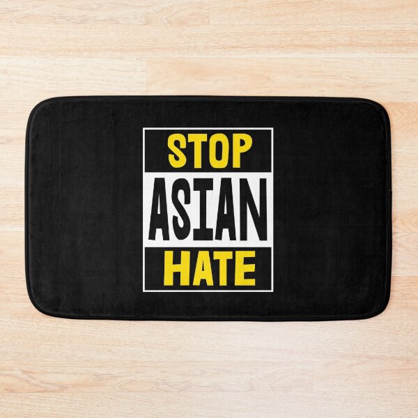Item preview, Stop Asian Hate Square AAPI Asian Lives Matter Yellow and Black designed and sold by American-Proud.
