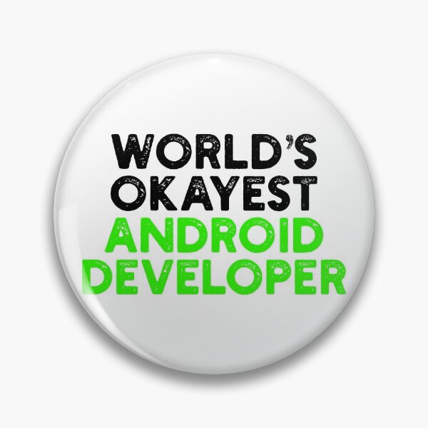 Item preview, World's Okayest Andriod Developer designed and sold by Tech-e-Tees.