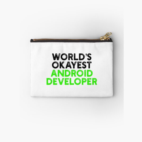 Item preview, World's Okayest Andriod Developer designed and sold by Tech-e-Tees.