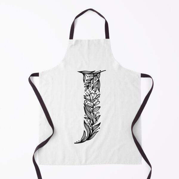 Item preview, Letter J monogram floral design designed and sold by TotallyType.