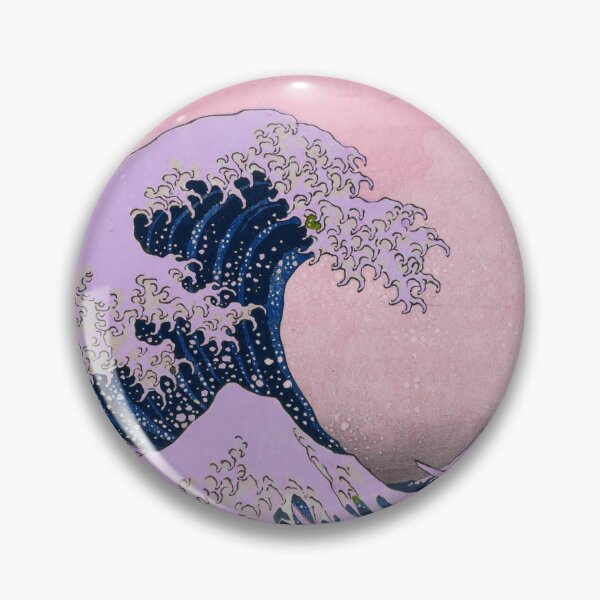Item preview, Bisexual Discreet Pride, Bisexual variant, lgbtq pride discreet Face Bi, Bisexual Art, - The Great Wave katsushika hokusai designed and sold by ThirTee.