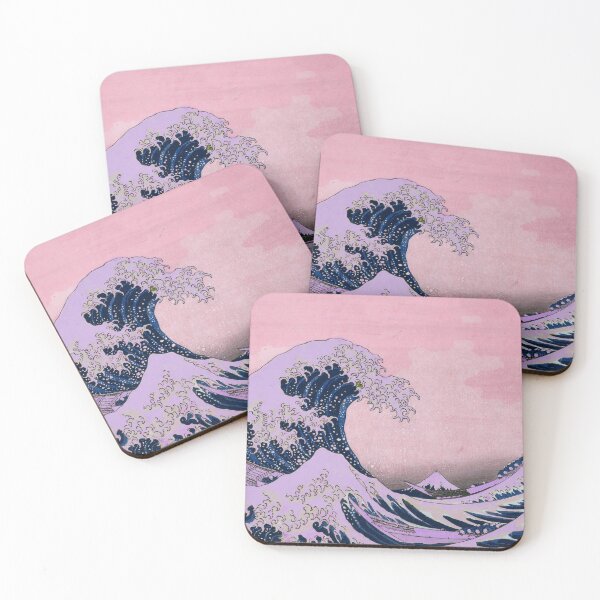Item preview, Bisexual Discreet Pride, Bisexual variant, lgbtq pride discreet Face Bi, Bisexual Art, - The Great Wave katsushika hokusai designed and sold by ThirTee.