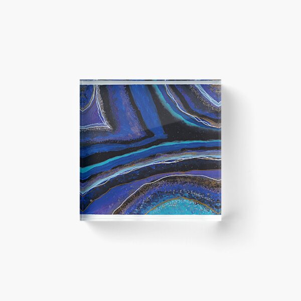 Item preview, Blue/Purple Luster Marbling designed and sold by LusterGear.