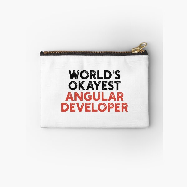 Item preview, World's Okayest Angular Developer designed and sold by Tech-e-Tees.